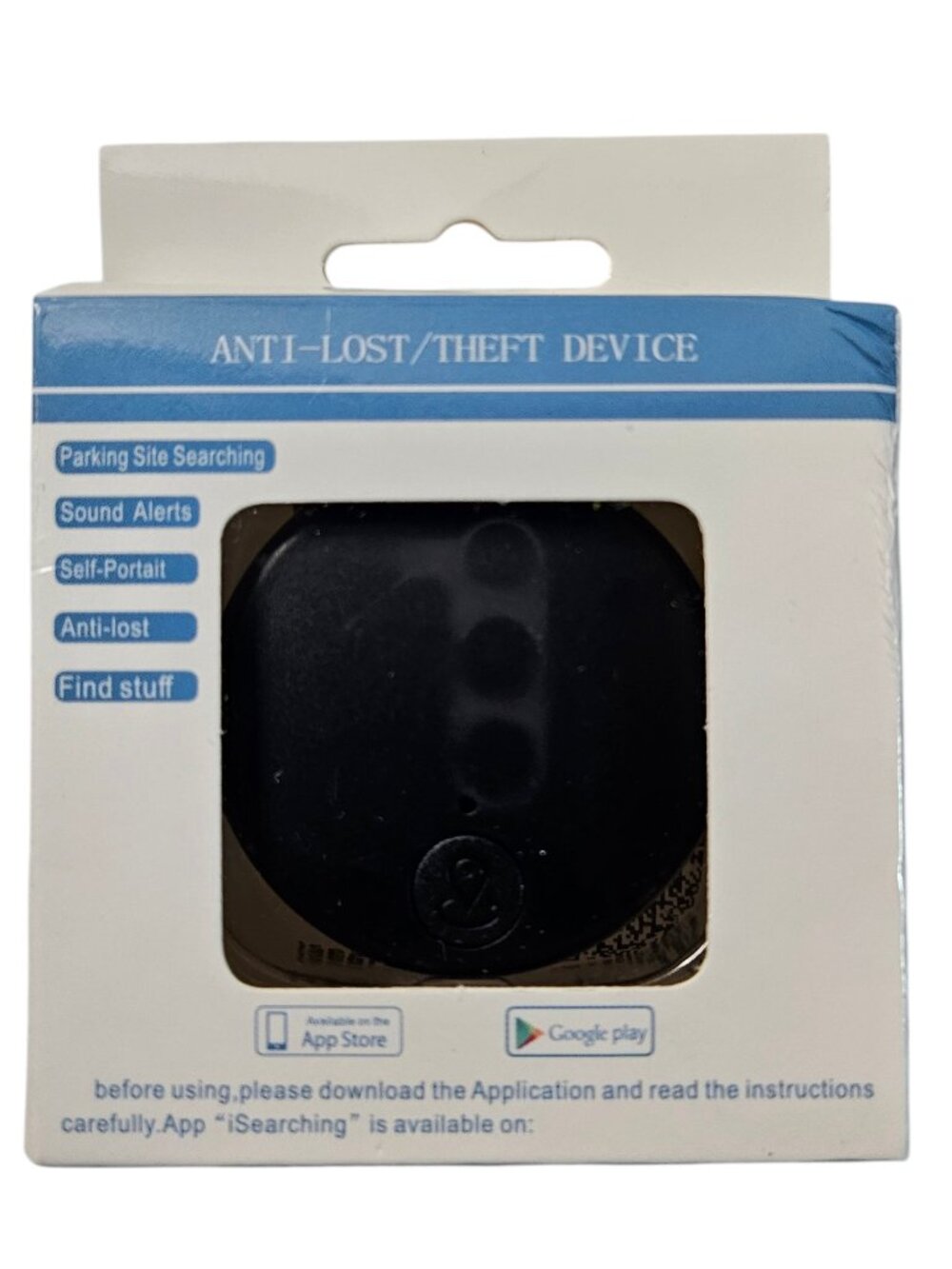 iSearching Smart Bluetooth Tracker & Anti-Lost Device (Black)